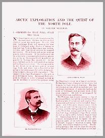 Article from 1898 by Walter Wellman on Polar exploration