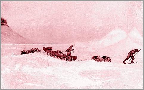 Jackson and Armitage on their sledge journey (1897)