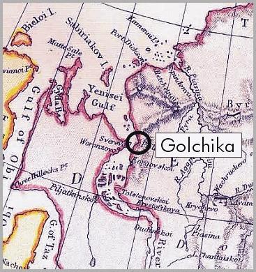 Golchika aan de Jenissei