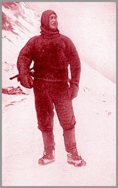 Dr. Nansen. From a hitherto unpublished photograph taken by Lieutenant Johansen on leaving the winter hut, May 19, 1896.